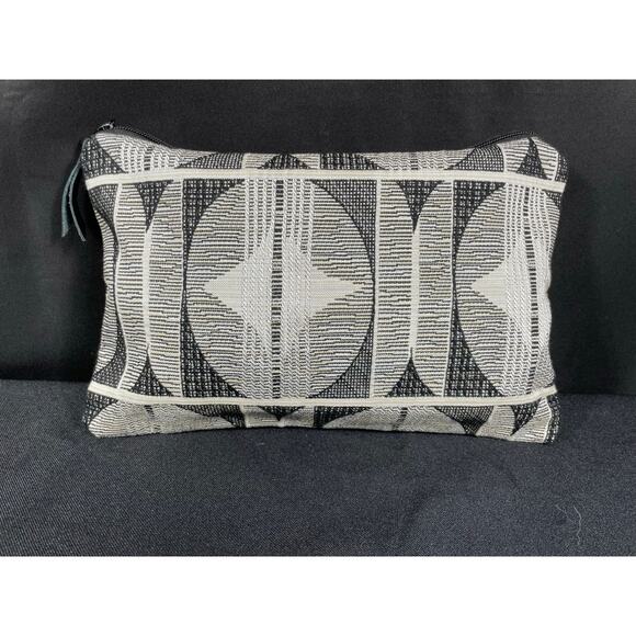 Handmade, Unique Bag, Silver & Black, Made with Designer Upholstery Fabric - Picture 2 of 6